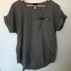 Satin Patterned Blouse